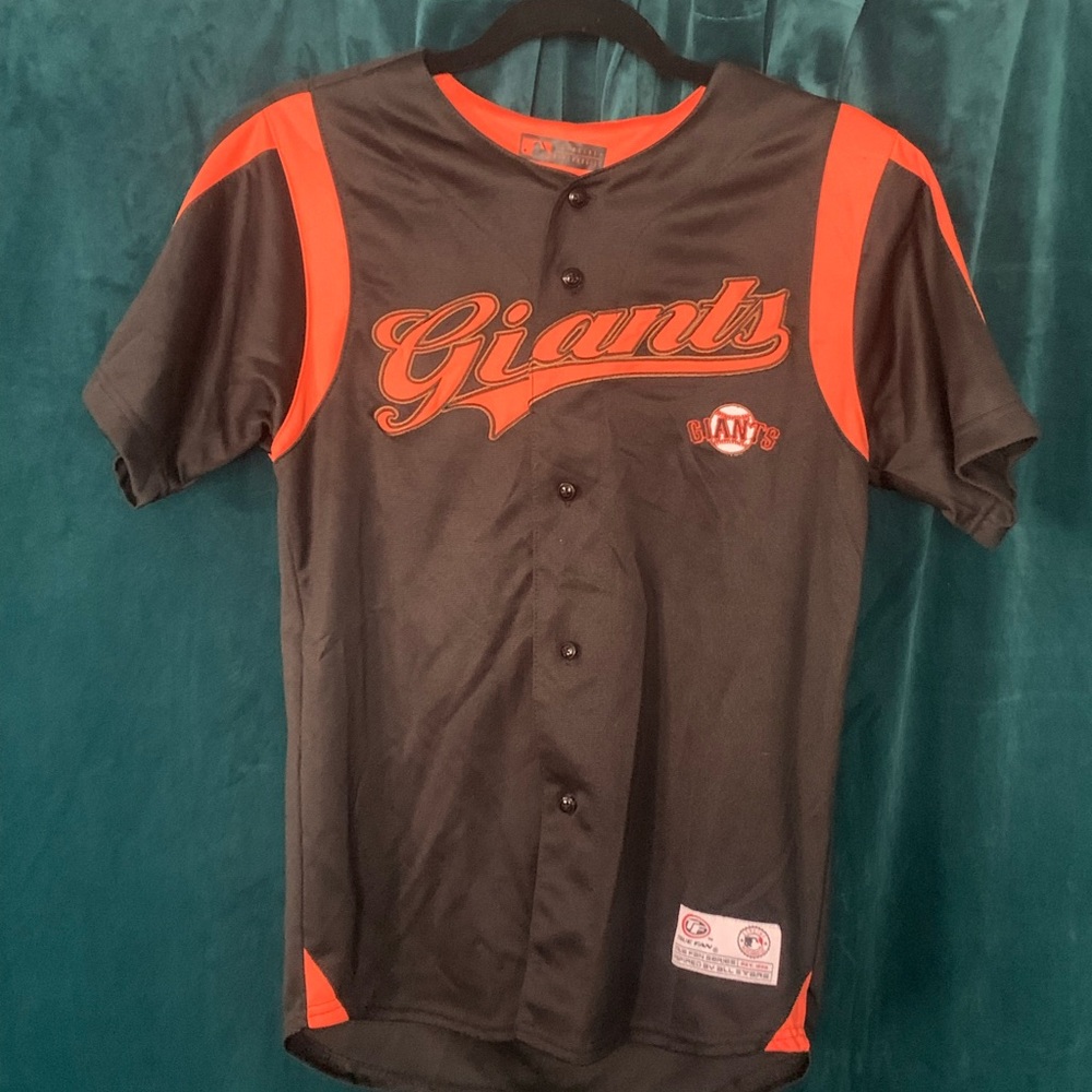 SF Giants Black and Orange Baseball Jersey